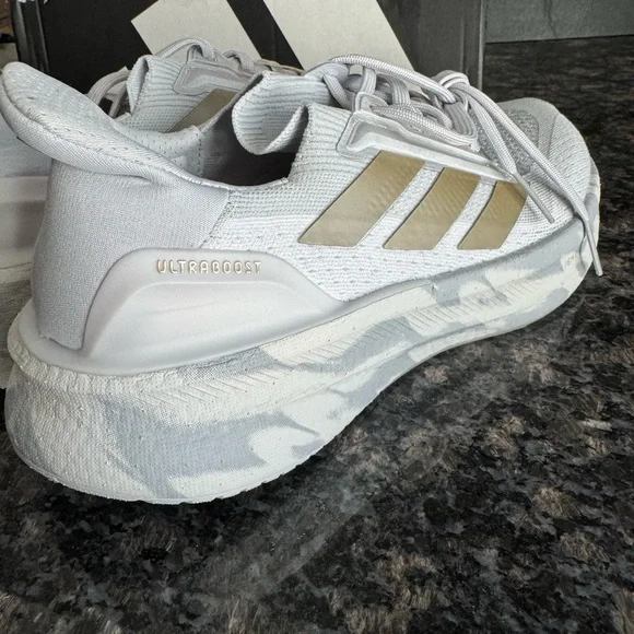 adidas Ultraboost Ultra Boost 5X RunningWomens Grey Sneakers Athletic Shoes 9